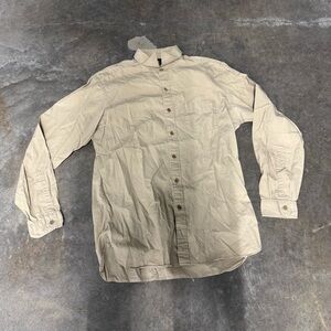 Beige Button-Up Shirt double RRL medium